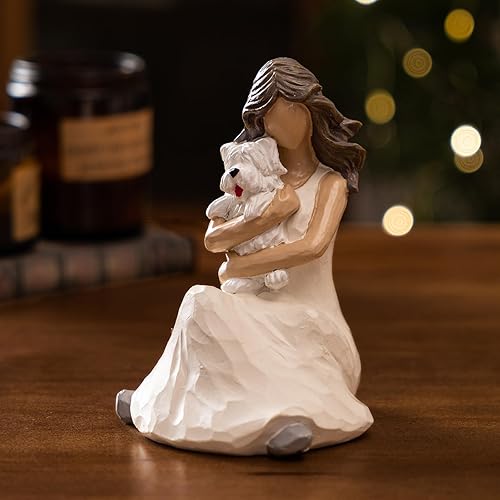 Miniatura 6 de BUTILIVEEN Familia de 4 figuras, escultura familiar de 4, regalos para la familia, escultura familiar de resina para aniversario, cumpleaños,