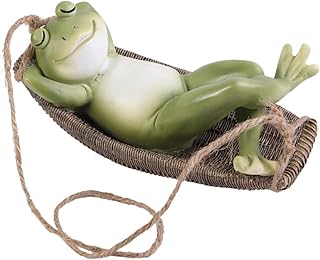 VILLFUL 1pc Swing Frog Playhouse Accessories Outdoor Lawn Decor Outdoor Hanging Decor Frog Decor Outdoor Lawn Ornaments Garden Hanging Frogs Outdoor Hanging Frogs Decor Yard Frogs Decor
