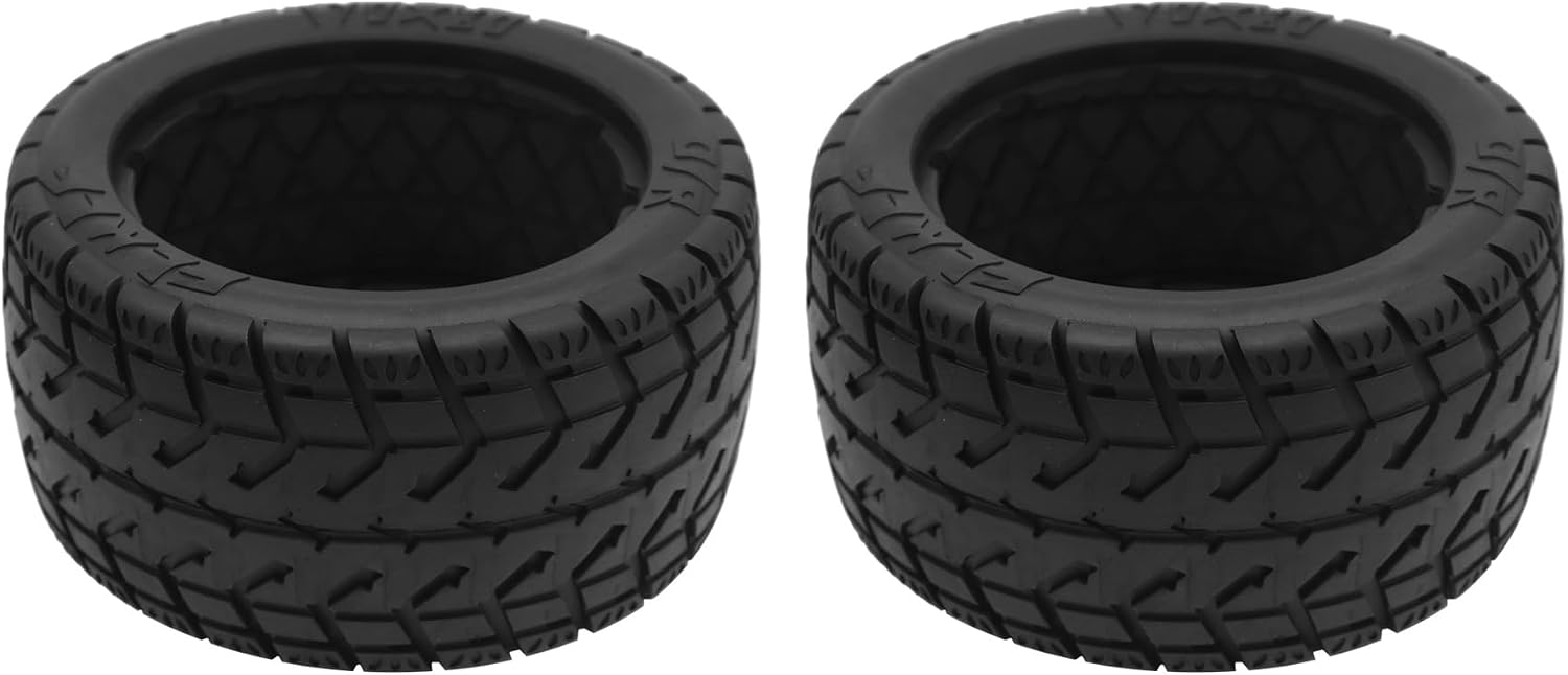 FLMLF RC High Simulation with Fabric Rear Onroad Tires (Set of 2PCS) for 1:5 Scale RC HPI ROFUN ROVAN Kingmotor Baja 5B SS