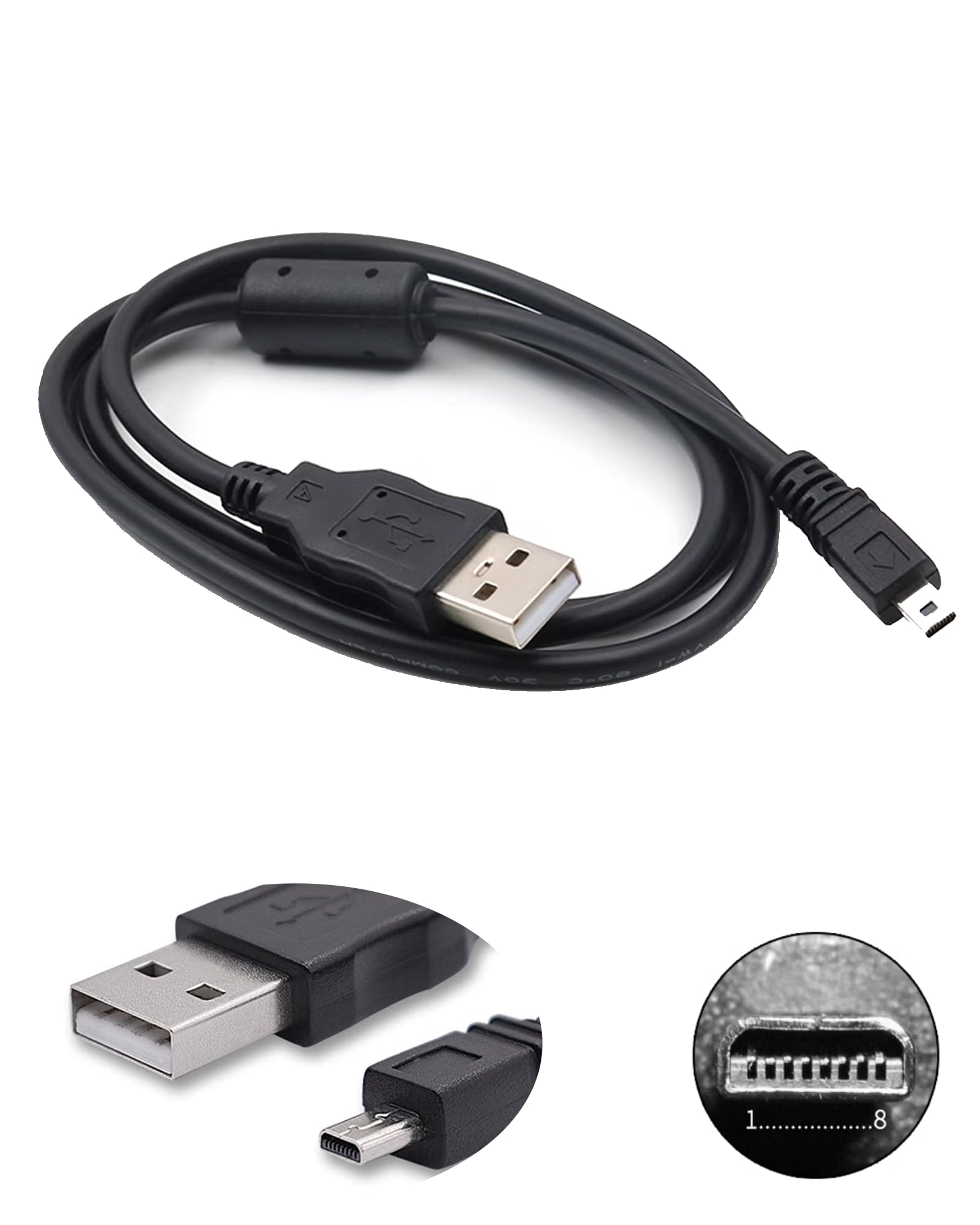 Amazon.com : 3.3Ft USB Cable for Olympus Camera CB-USB7