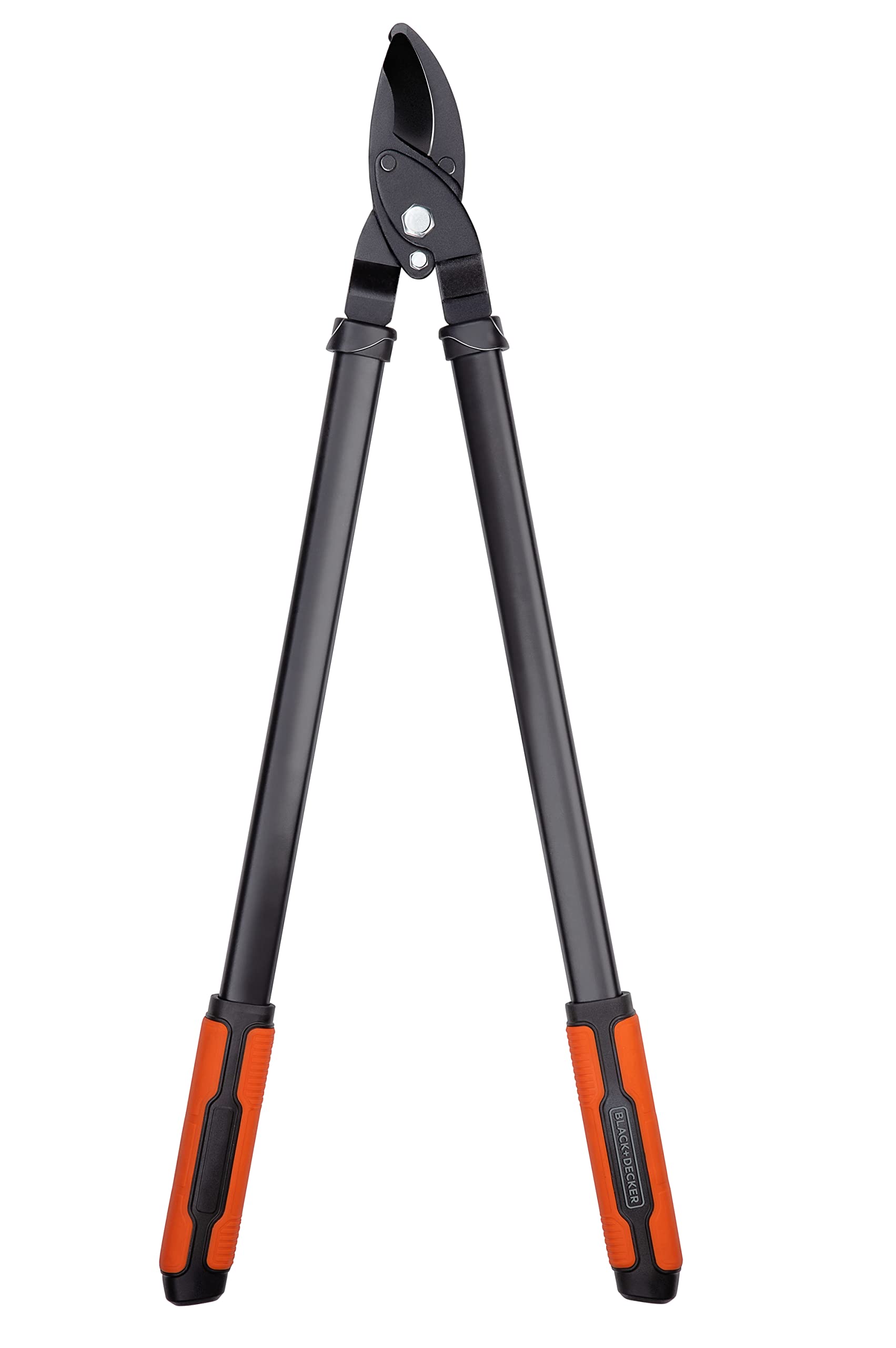 BLACK+DECKER Coupe Branche - Cisaille de Jardin - Capacité de Coupe de 38 mm - Sécateur de 72 cm - Avec Revêtement Antiadhésif sur les Lames de Coupe - Noir/Orange