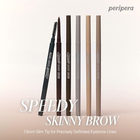 [Bundle] PERIPERA Speedy Skinny Brow (01 Gray Brown) + Speedy Skinny Brow Mascara (07 TAUPE ASH)