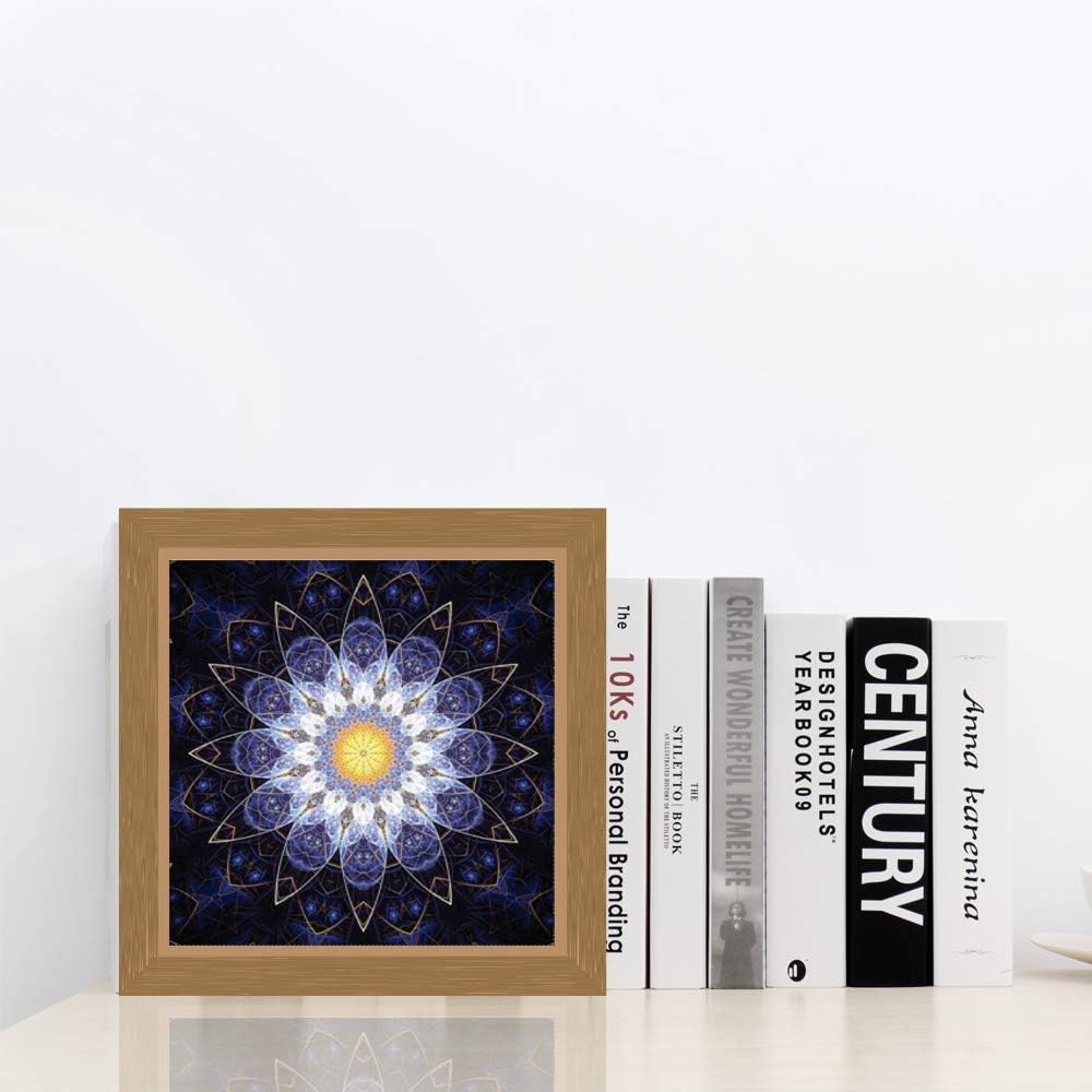HaiMay 4 Pack DIY 5D Diamond Painting Kits Full Drill Rhinestone Painting Mandala Diamond Pictures for Wall Decoration, Mandala Diamond Paintings Style (Canvas 10×10 Inch)