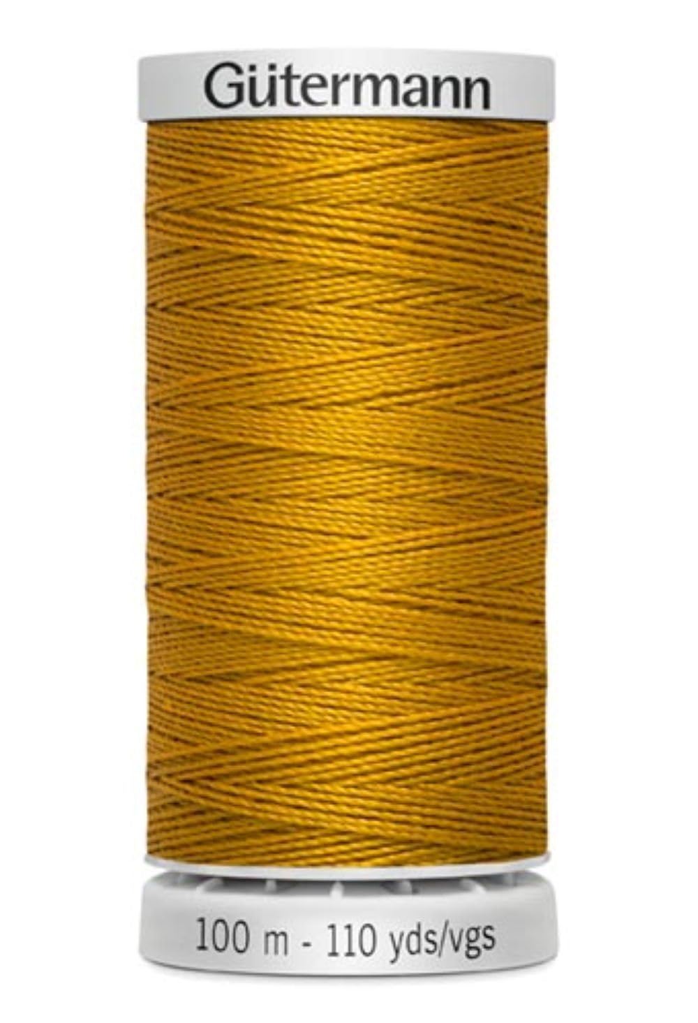 Gütermann Garn M782 Extra Stark Nähgarn Polyester 100m Nähmaschinengarn für alle stark beanspruchten Nähte (412 ockergelb)