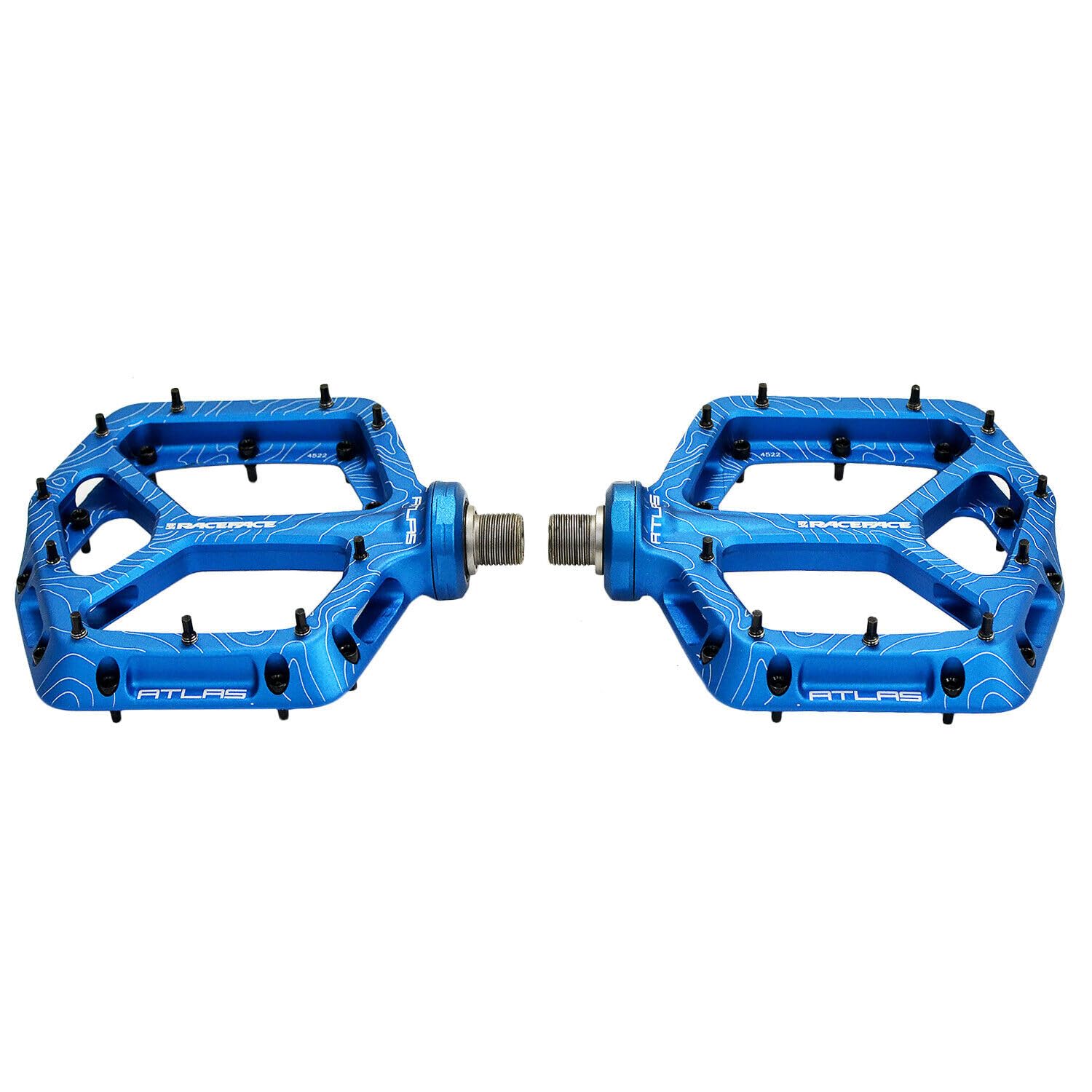 Amazon | RaceFace Atlas Bike Platform Pedals, Blue, RF2945 | ペダル