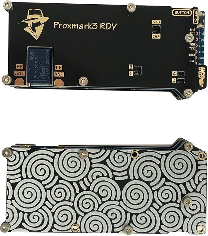Proxmark3 RDV2 Pro Kit - Memoria aggiornata 512K | Full NFC RFID Cloner & Lettore/scrittore | Supporta schede IC/ID da 125 kHz e 13,56 MHz