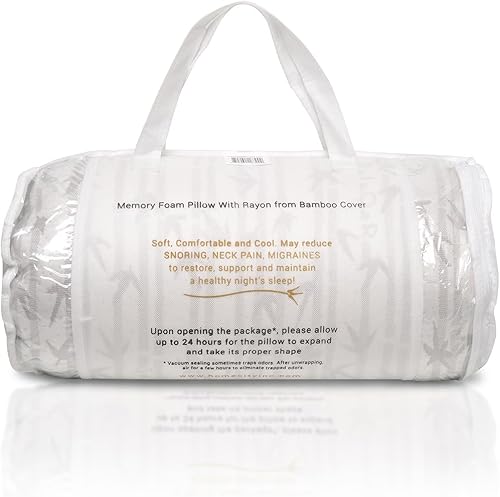 Miniatura 5 de Superior Almohada de espuma viscoelástica triturada con soporte ajustable para dormir de espalda, estómago y de lado, funda extraíble con cremallera