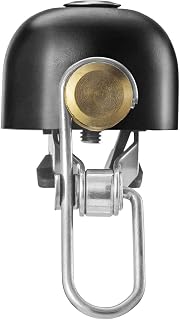 ROCKBROS Classic Bike Bell - Loud Brass Alloy Ring for Road Mountain E-Bike Handlebars, Fits 0.83-1.4in Adults