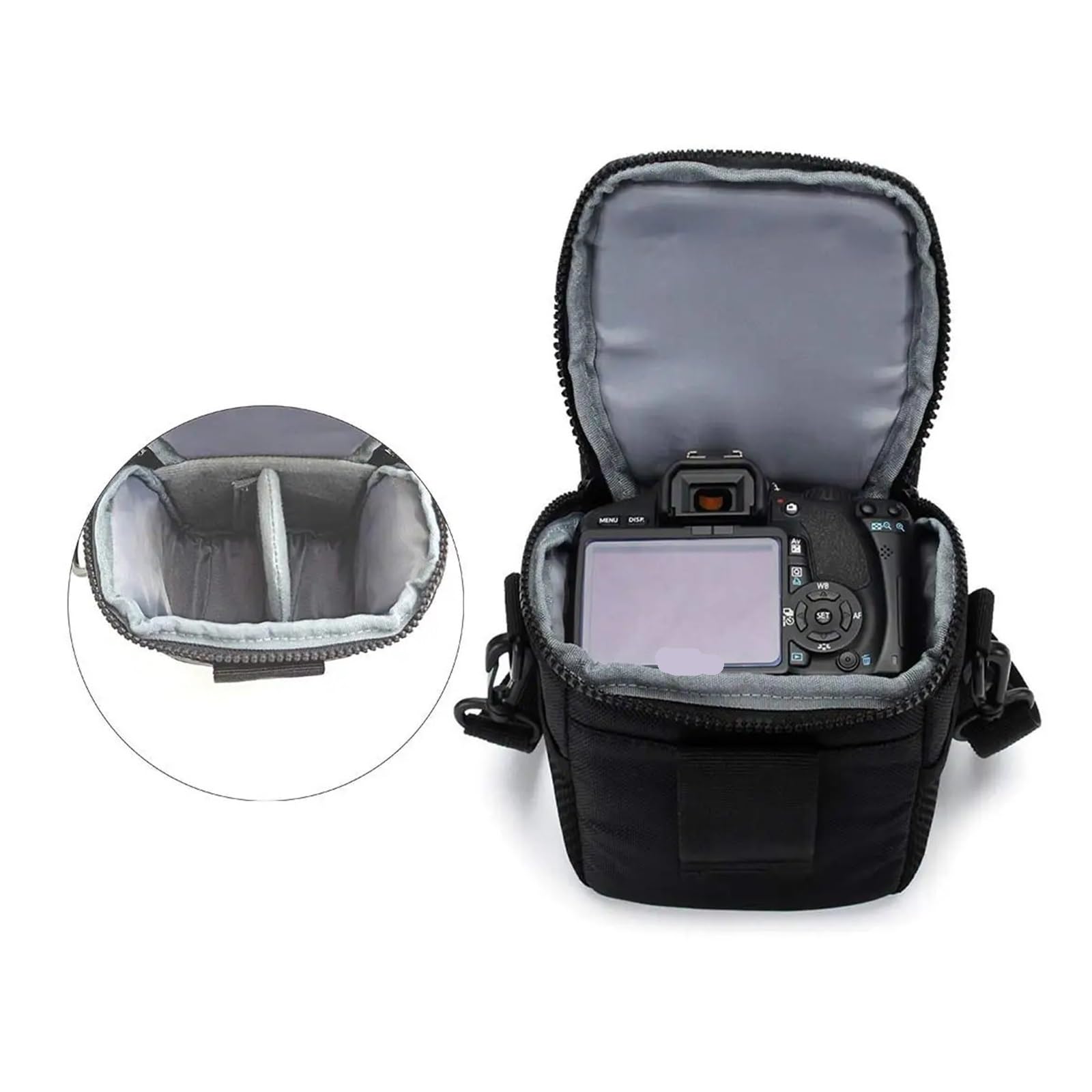 Borsa Fotografica Borsa for fotocamera reflex Borsa a tracolla digitale Borsa for attrezzatura fotografica Micro singola