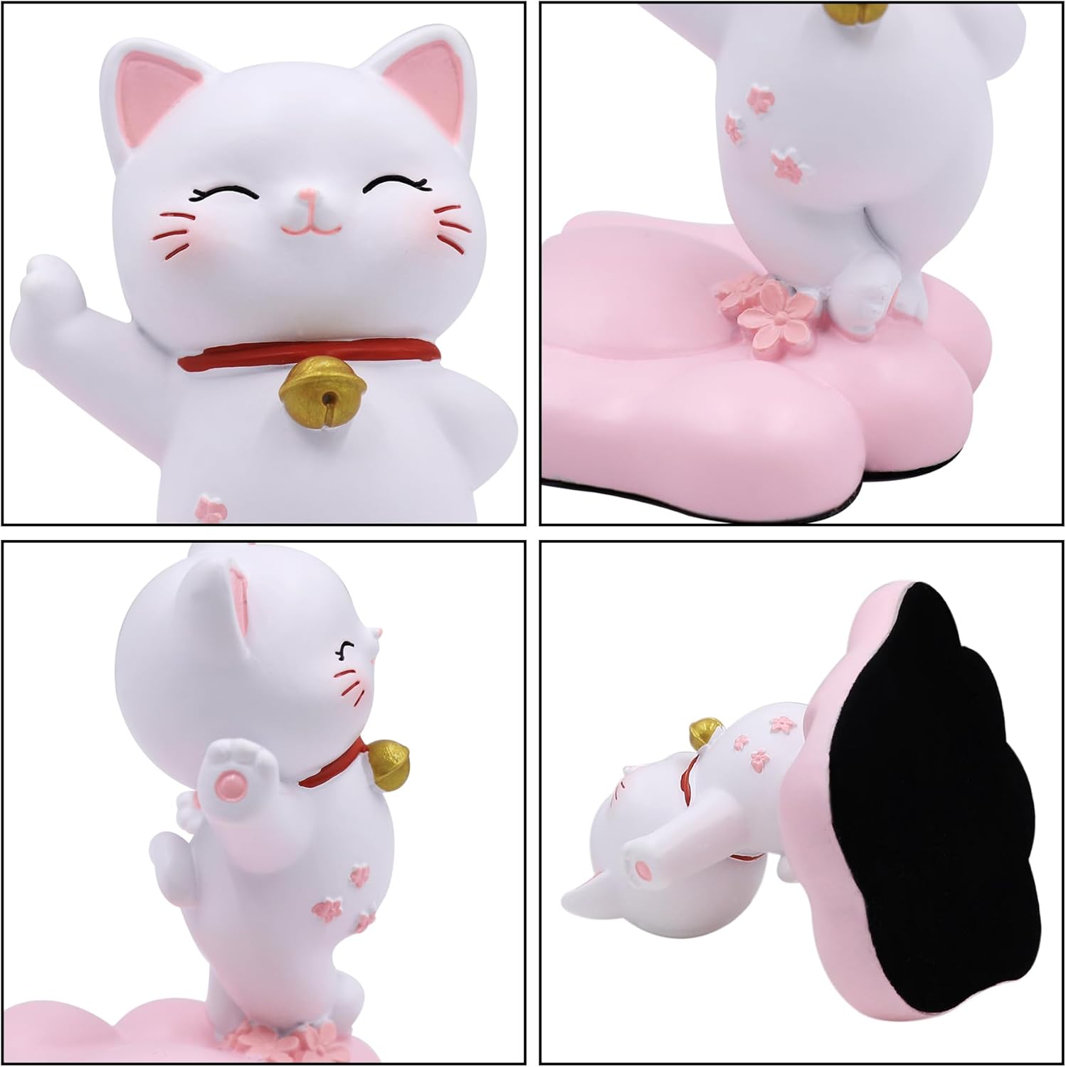 Cute Cat Phone Holder Desk Ornament Kawaii Phone Stand Universal Desk Phone Stand for All Mobile Smartphones Tablets - Image 6