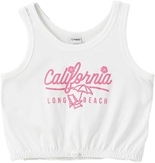 LC WAIKIKI U Neck Printed Girls' Crop Athlete