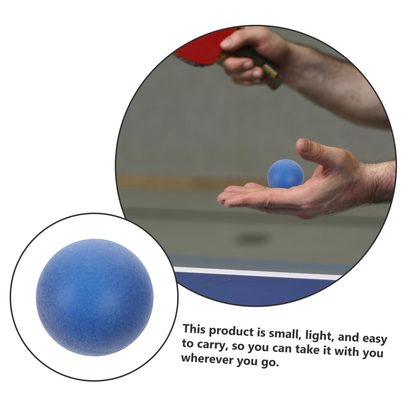 HANABASS Palline da Pong Palline da Tennis Palline da Pong Professionali Jumbo Sport Pong Galleggiante Palline Rosse Palline da Pong Sfuse Rosso