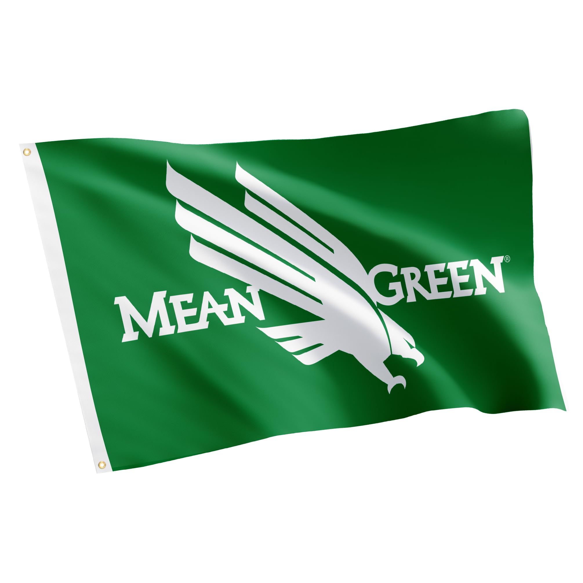 North Texas Mean Green Banner With Pole – 30x40 Inch, Double-Sided, Officially Licensed