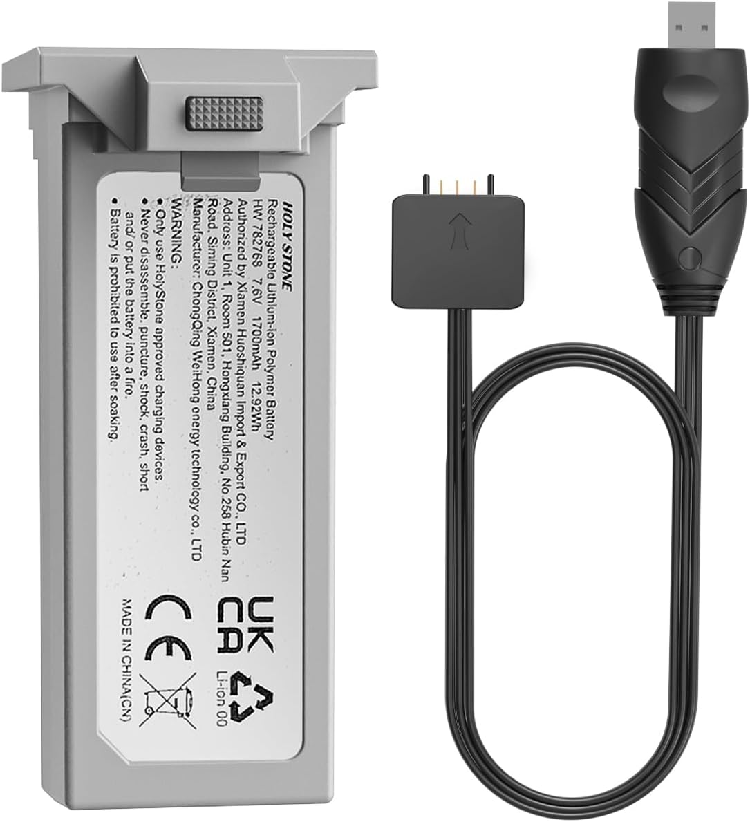 Holy StoneIntelligent Modular Drone Battery for HS440G Drones with Camera for Adults 4K, GPS 4K Drone, Accessory HS440GGlobal Recycled StandardGlobal Recycled StandardGlobal Recycled Standard
