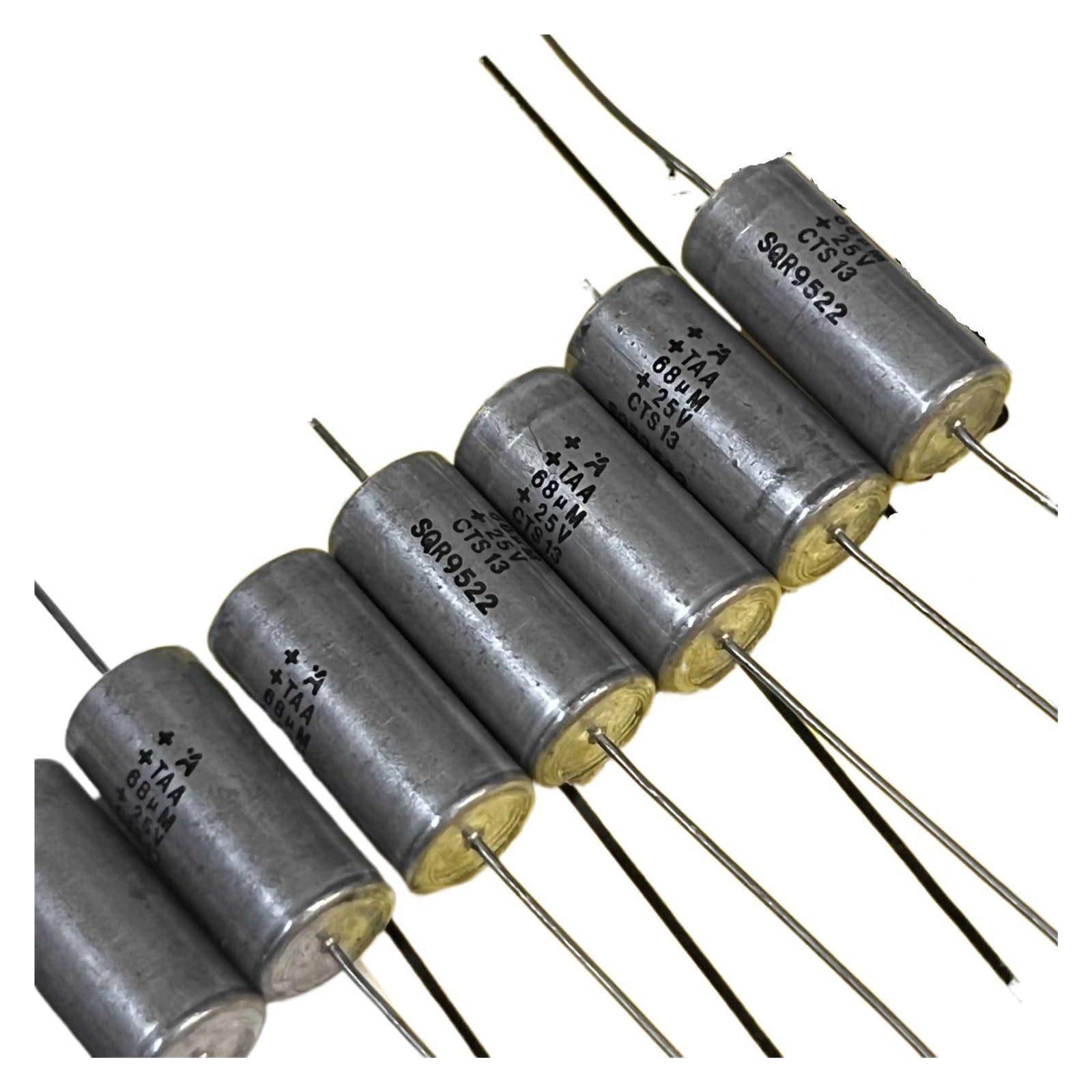 LEOTNNDQ 1pcs T A A Series 68UF 25V DC Audio Capacitors