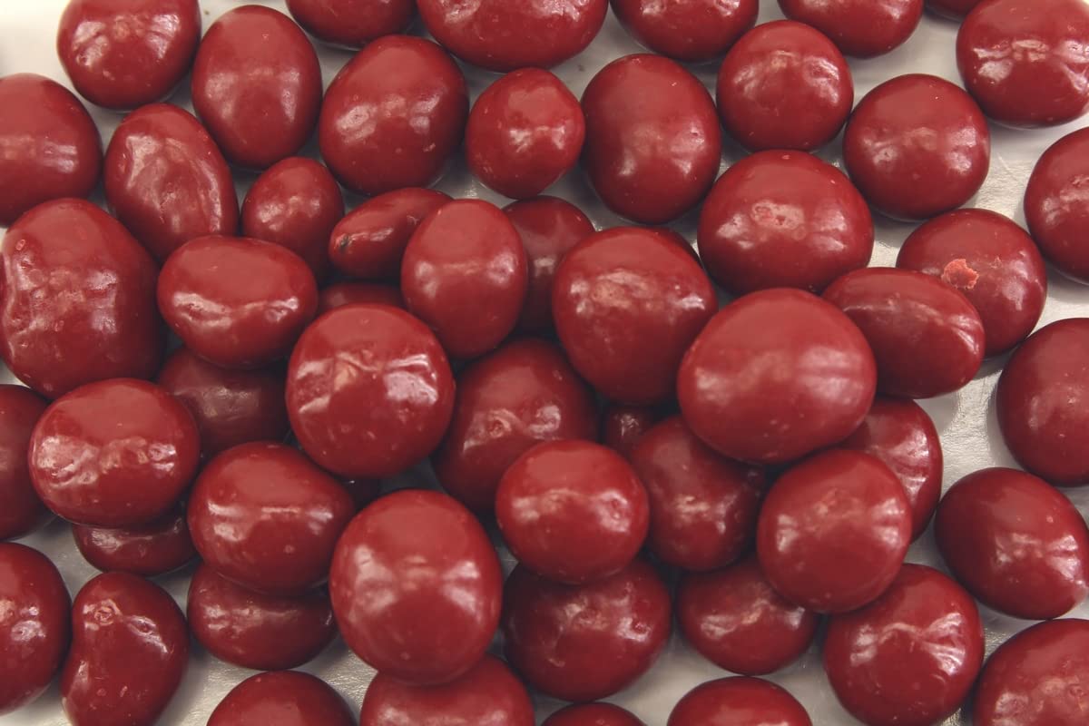 Planet Sweets Red Chocolate Covered Dried Cherries 1.5 Pounds
