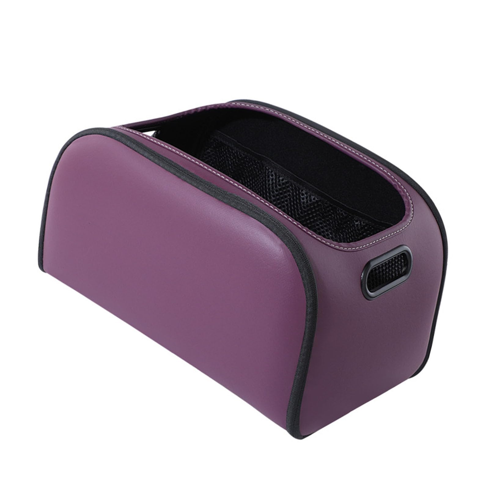 pumpumlia Auto Accessory Holder Designed for Most Vehicles Offering Convenience Elegant Leather Design Car Planner with Lid