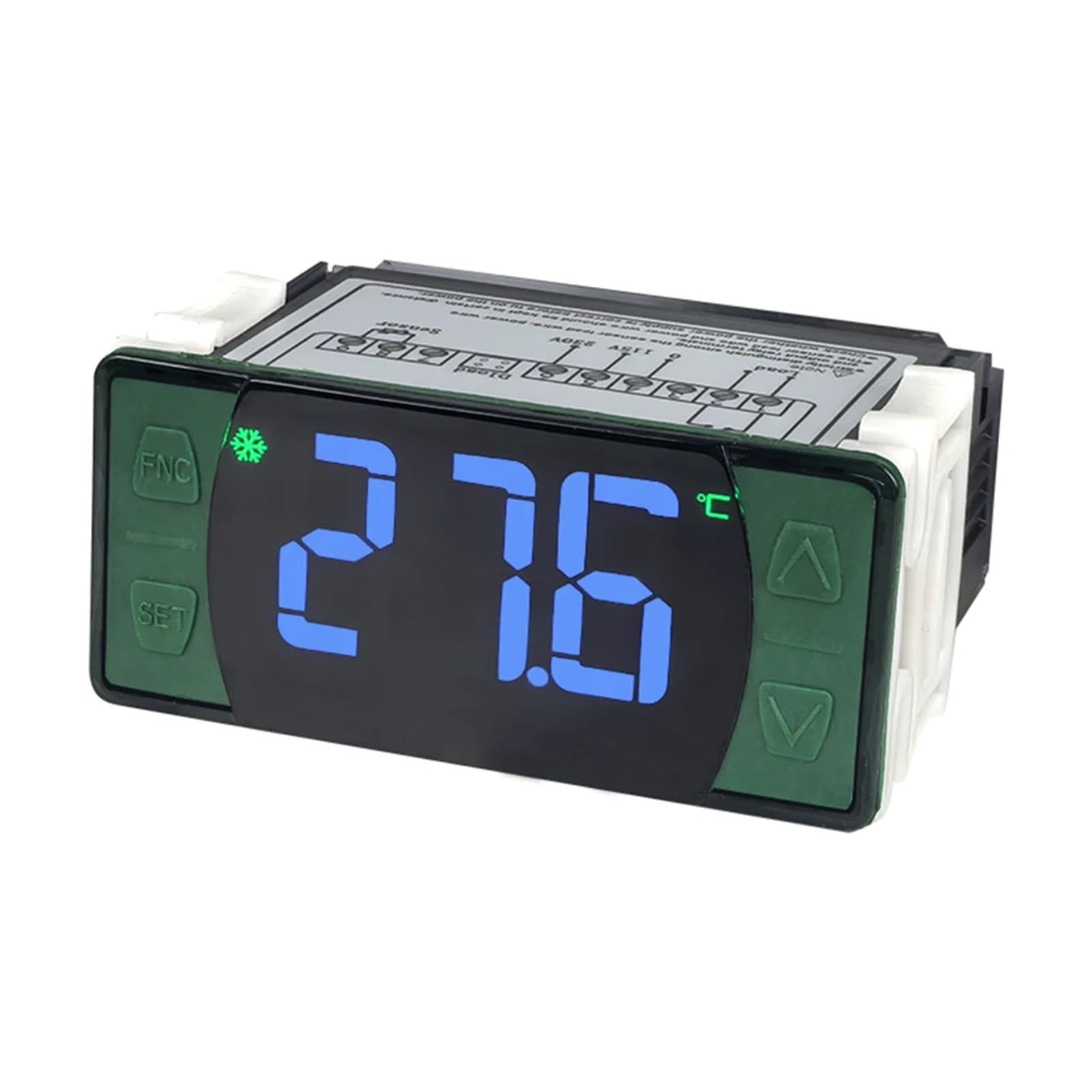 Digital Temperature Controller 30A Thermostat Thermoregulator Fridge Heating Cooling Defrosting Relay 115/230V