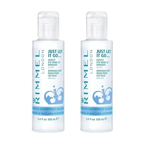 Rimmel Just Let It Go - Removedor de maquillaje de ojos, 4.2 onzas líquidas, 2 unidades (paquete de 1)
