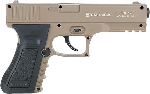 Miniatura 2 de Pistola de aire .177 con CO - Sin soplado, cargador de 18 redondas, bronceado, libre de 0.177 in de acero bb 3000 unidades - Trimex