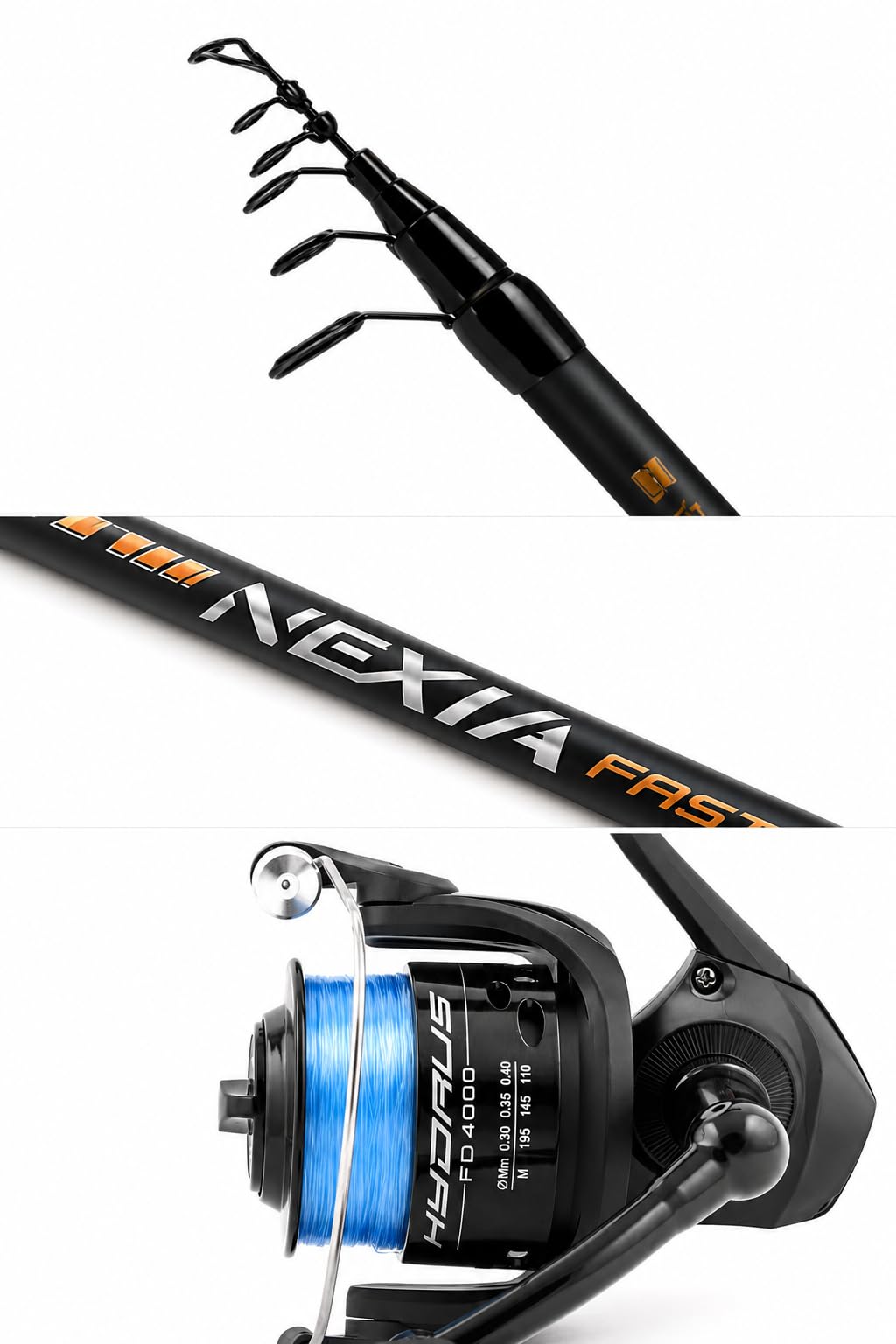Kit Bolognese TRABUCCO Canna Trabucco NEXIA Fast Bolo + Mulinello Trabucco Hydrus