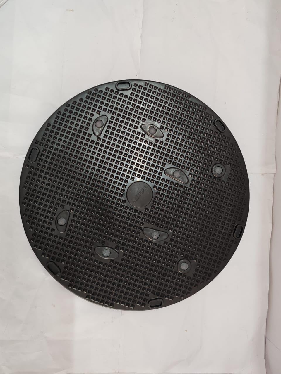Saini_MEDICOS Tappetino per agopressione Twister Big Disc Piramide e terapia magnetica (grigio)