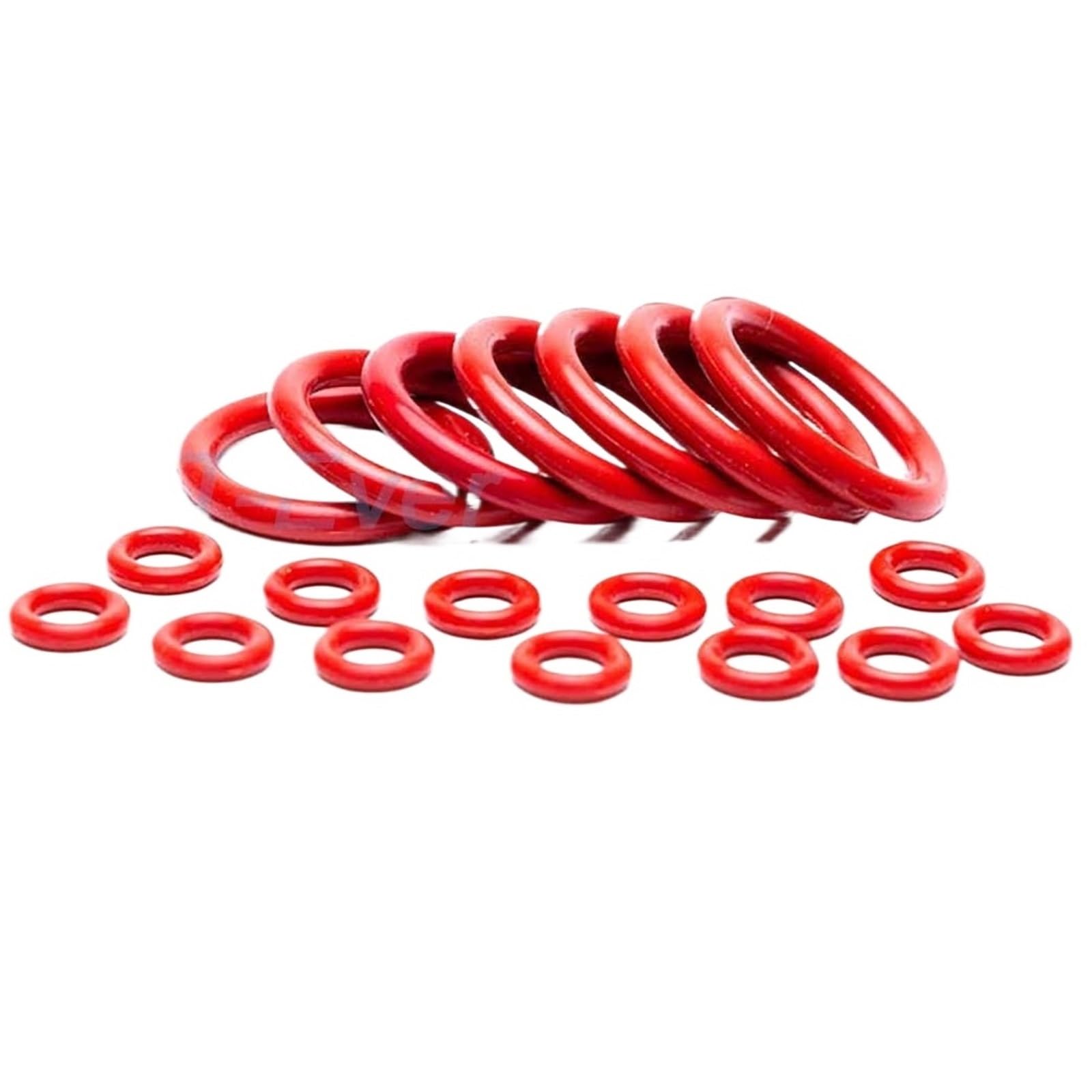 Junta tórica de silicona roja CS 3,55mm OD 10,1mm ~ 277,1mm arandela de junta tórica de silicona anillo de sellado de calidad alimentaria impermeable y aislado(OD 55.8mm (20Pcs))