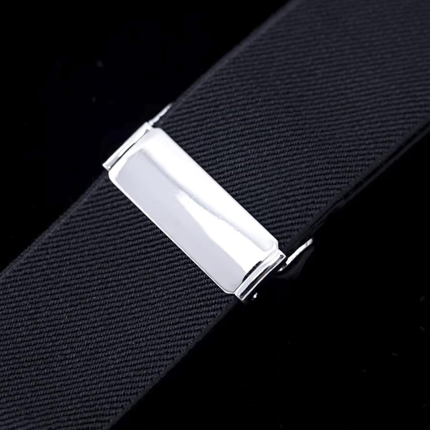 Tirantes, Tirantes ajustables en forma de X for hombre con 4 ganchos de presión, traje elástico for informal Fomal