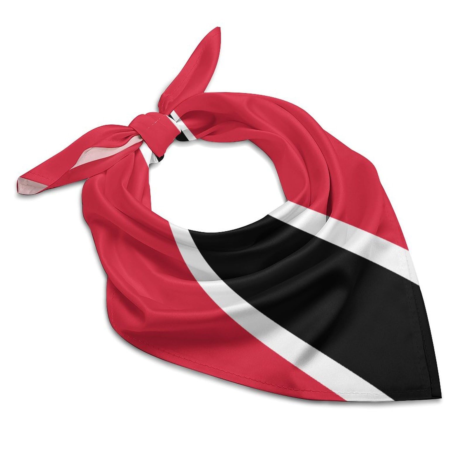 CZZYH Light and Smooth Square Hair Scarf, Trinidad And Tobago Flag Bandanas for Women And Men