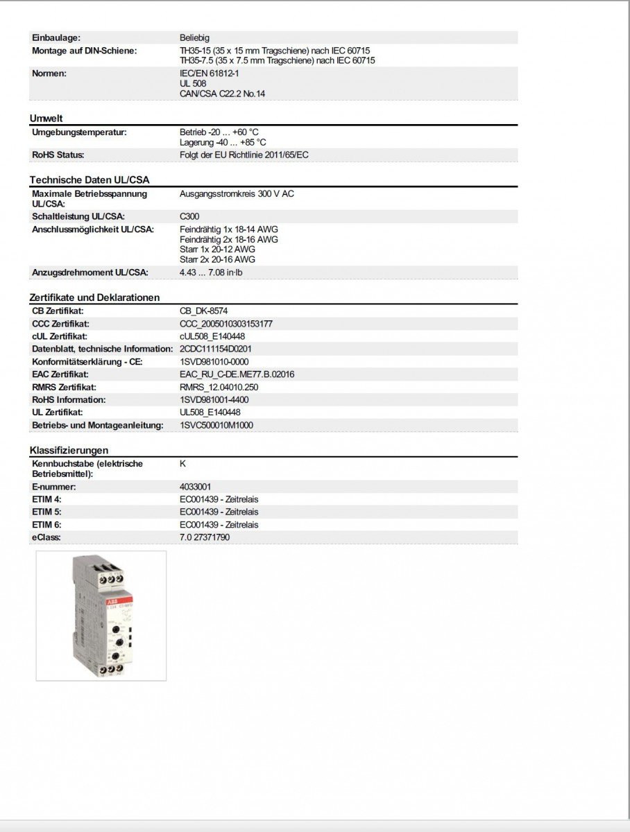 abb-entrelec e234ct-mfd – Minuteur