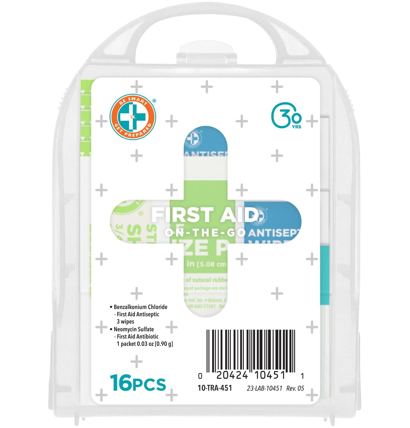 Be Smart Get Prepared Compact First Aid Kit, FSA/ HSA eligible (Packaging may vary)