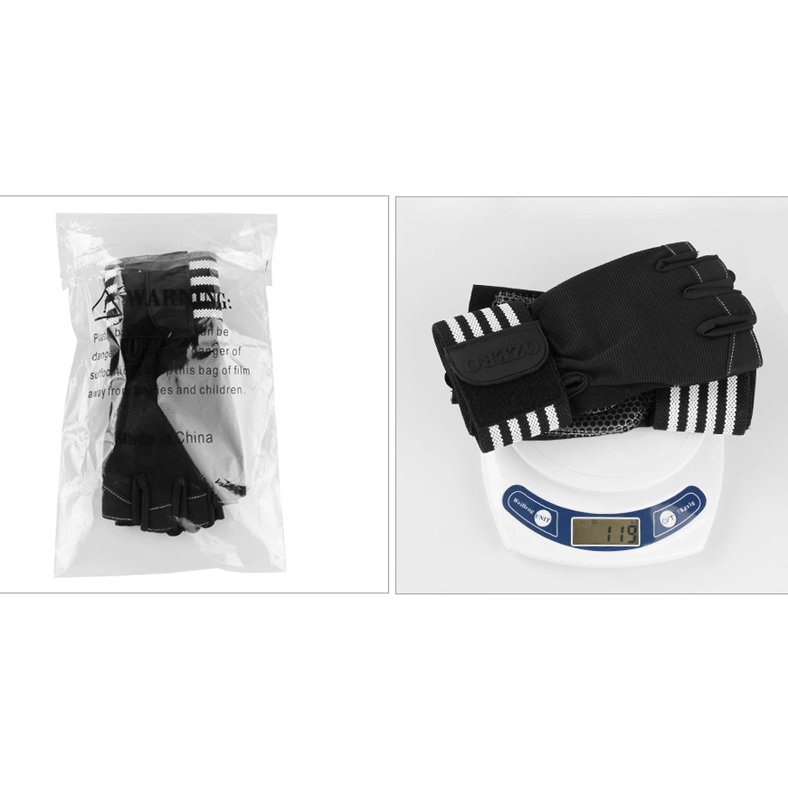 Guanti da allenamento con polsini e protezione completa del palmo per uomo e don per mezze dita Guanti traspiranti Guanti da palestra per allenamento di sollevamento pesi Esercizi di fitness