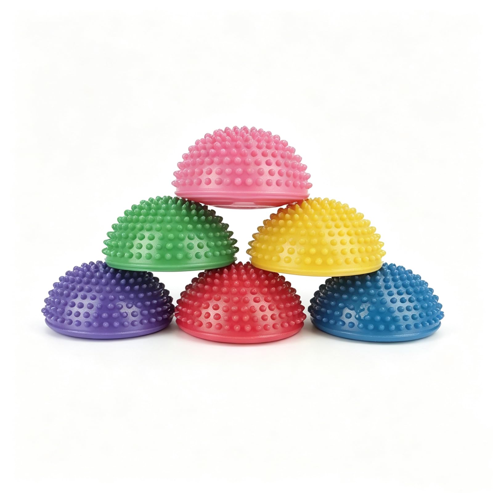 Balance-Pods, Trittstein für Kinder, für das Spielen drinnen und draußen, fördert Koordination und Gleichgewicht, 6 Stück