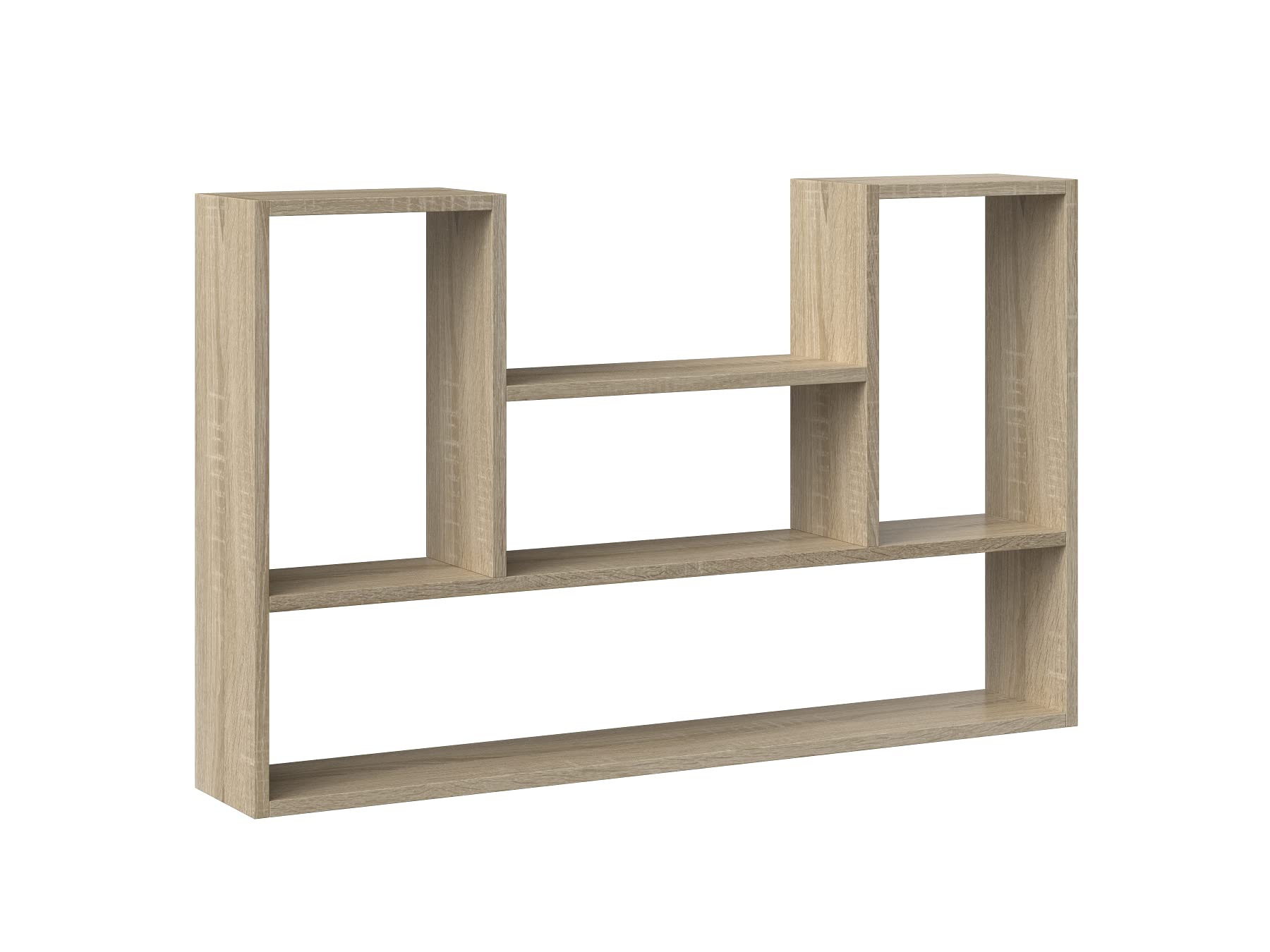 CDF LULU - Hanging bookcase - Wall shelf - 100x60x16 cm - Living room wall storage