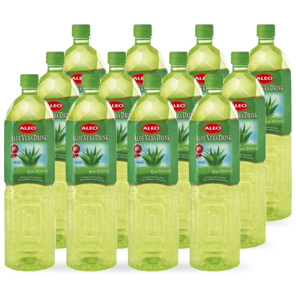 ALEO 1.5L Original Aloe Vera Drink - Natural, No Preservatives, No Artificial Colors Superior Taste Award 2025