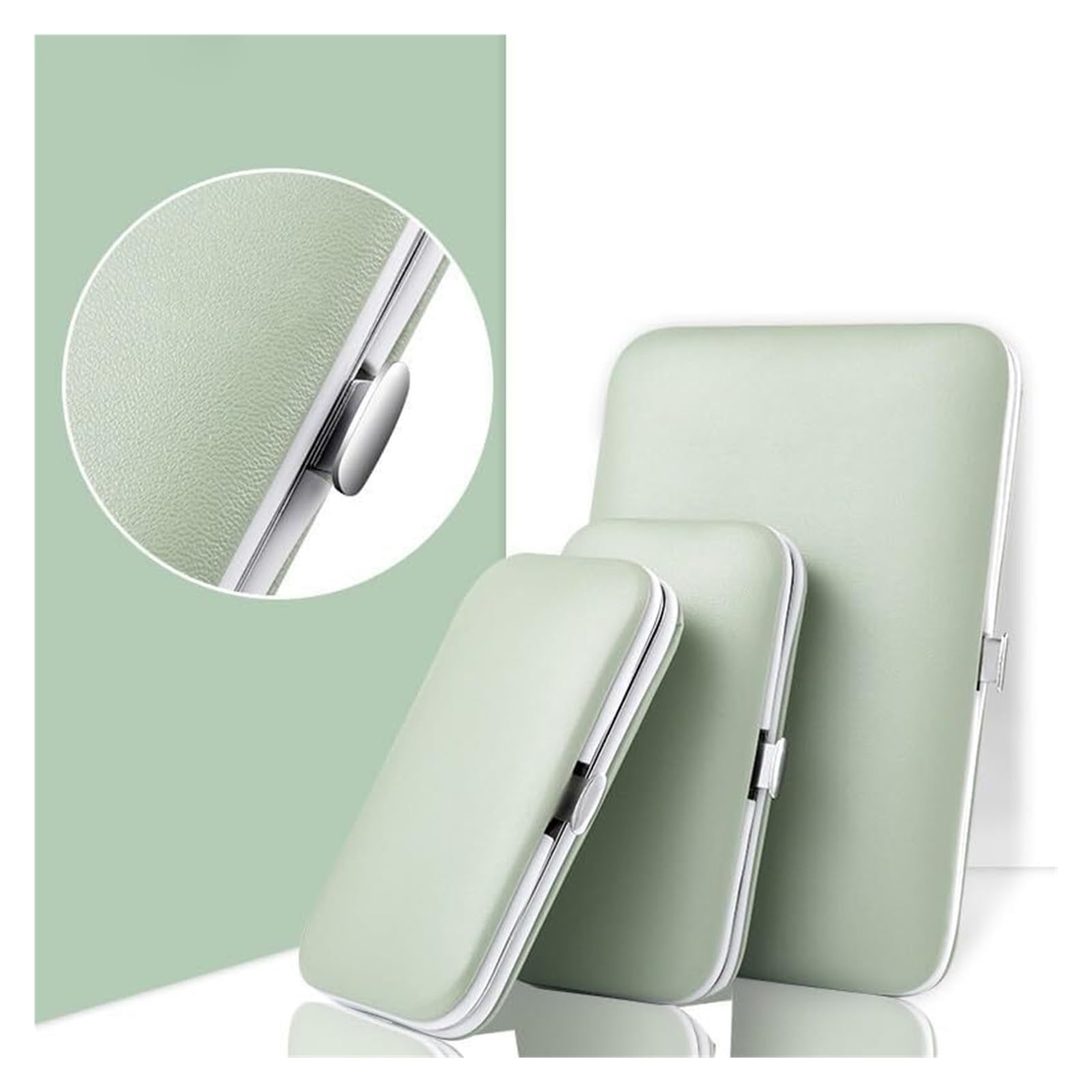 Kit de Cuidado de uñas, Herramientas de manicura, cortaúñas y Accesorios para Uso doméstico (Verde)