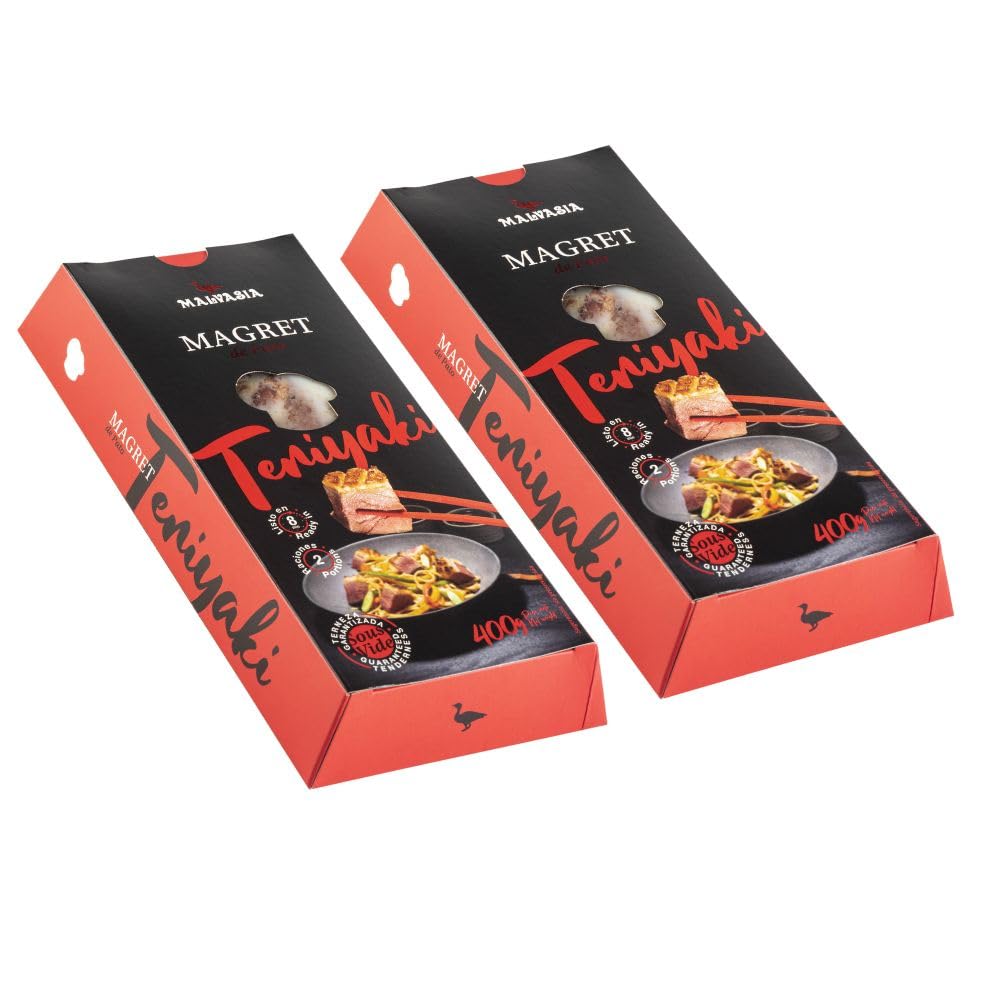 MALVASIA Magret de Pato "Calentar y Listo" - Magret de Pato TERIYAKI - 2 unidades *Plato Preparado Gourmet