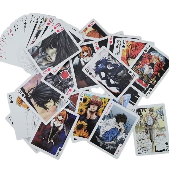 Trunkin Note Book Themed Anime Playing Cards Deck of 54 Cards Figures 14CM