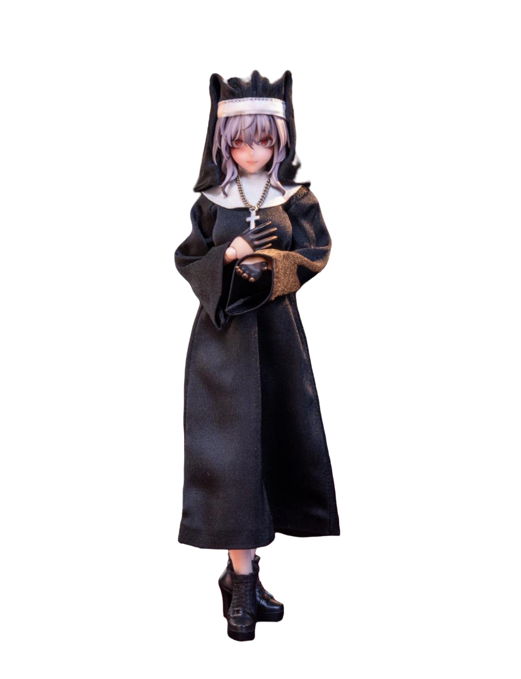 Amazon | HASUKI 1/12 フィギュア 修道女 服セット アクション 