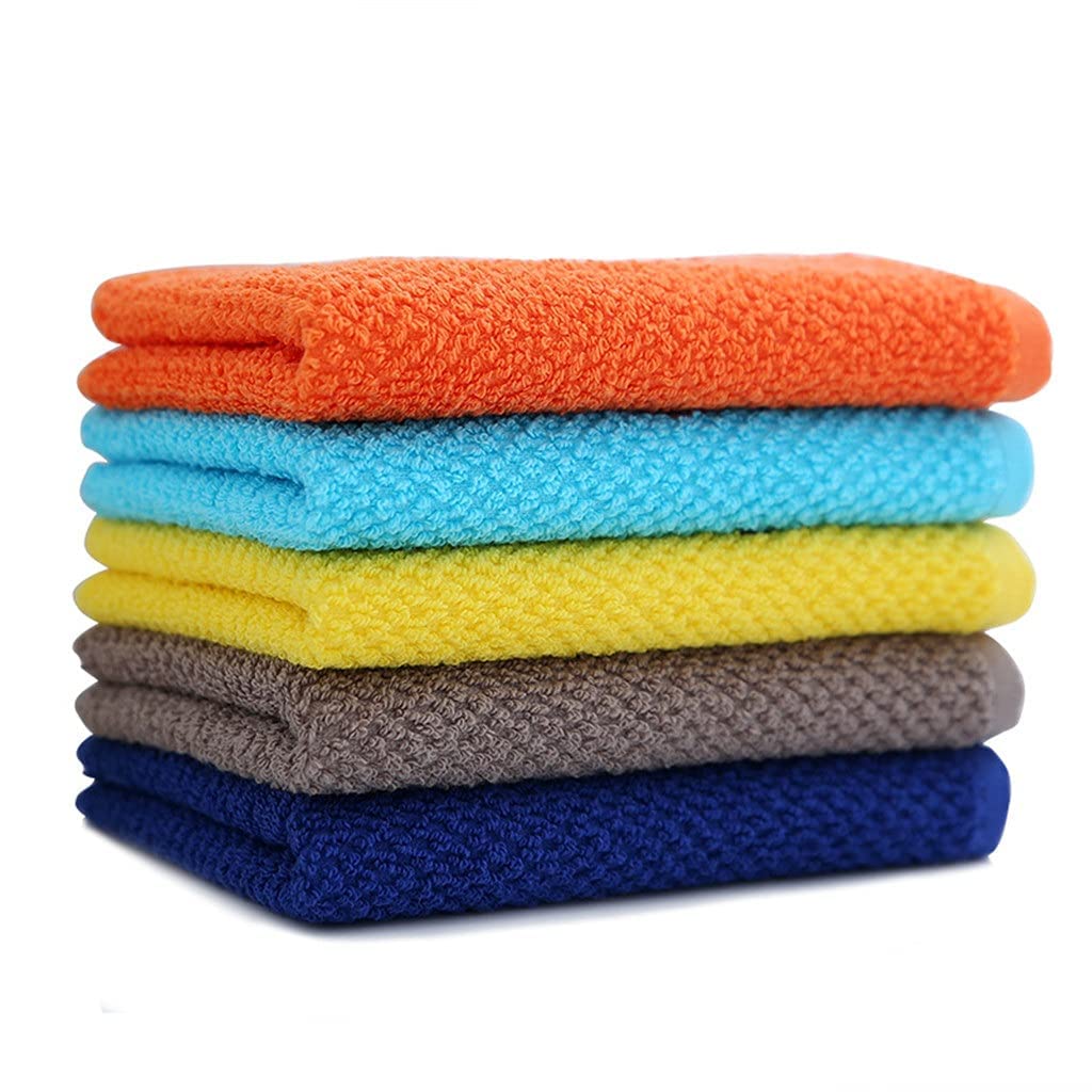 Children's Towel Cartoon Small Towel Embroidered Cute Couple Children's Towel Pure Cotton (Color : A Size : 2550cm) (A 25 * 50cm)