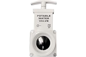Valterra T1001APW 1-1/2-Inch Fresh Water Gate Valve and Drain Spigot