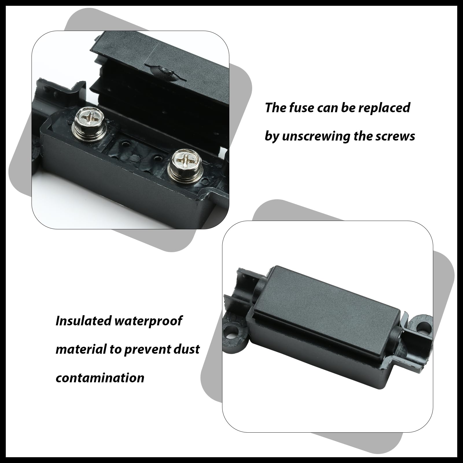2-Pack Midi Fuse Holders with 2 PCS 30Amp Midi ANS Fuses - Image 4