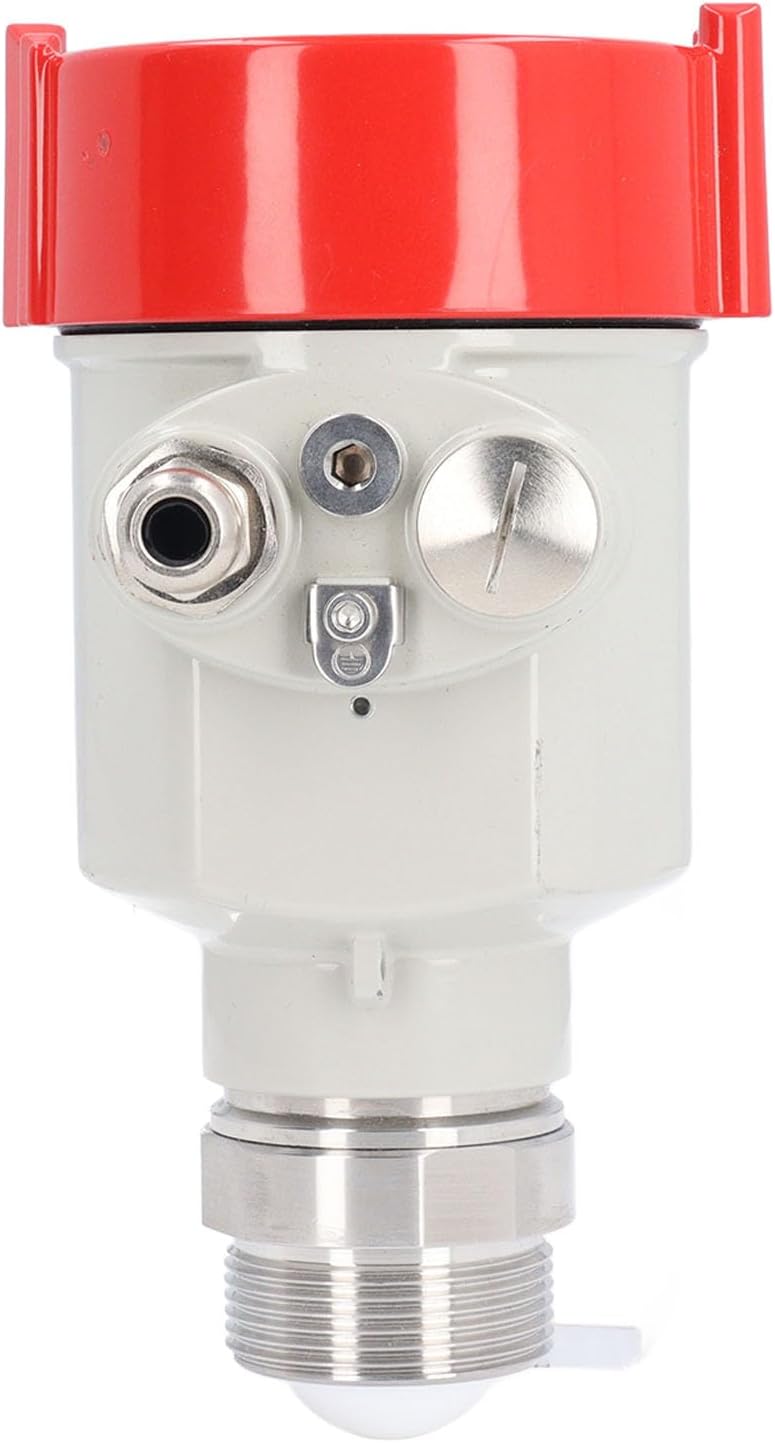 80GHz Liquid Level Meter, 80GHz Level Sensor with Guided Level Meter, Transmitter for Light Liquid Solid Particle Powder 0-20M DC24V 4-20mA,, Tools