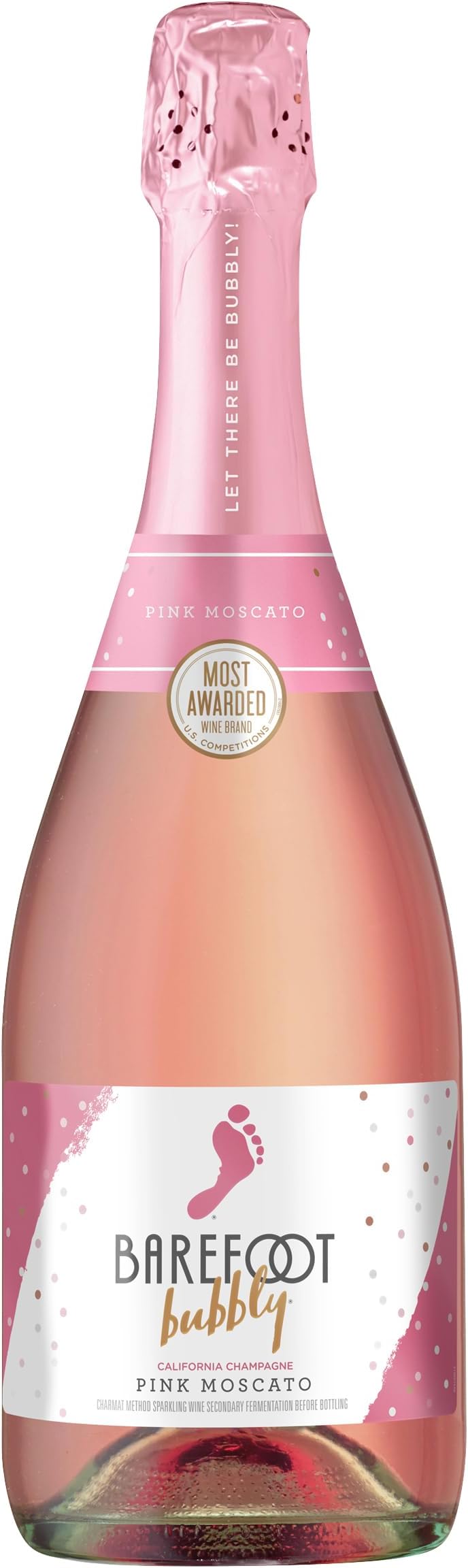Barefoot Bubbly Pink Moscato, 75cl