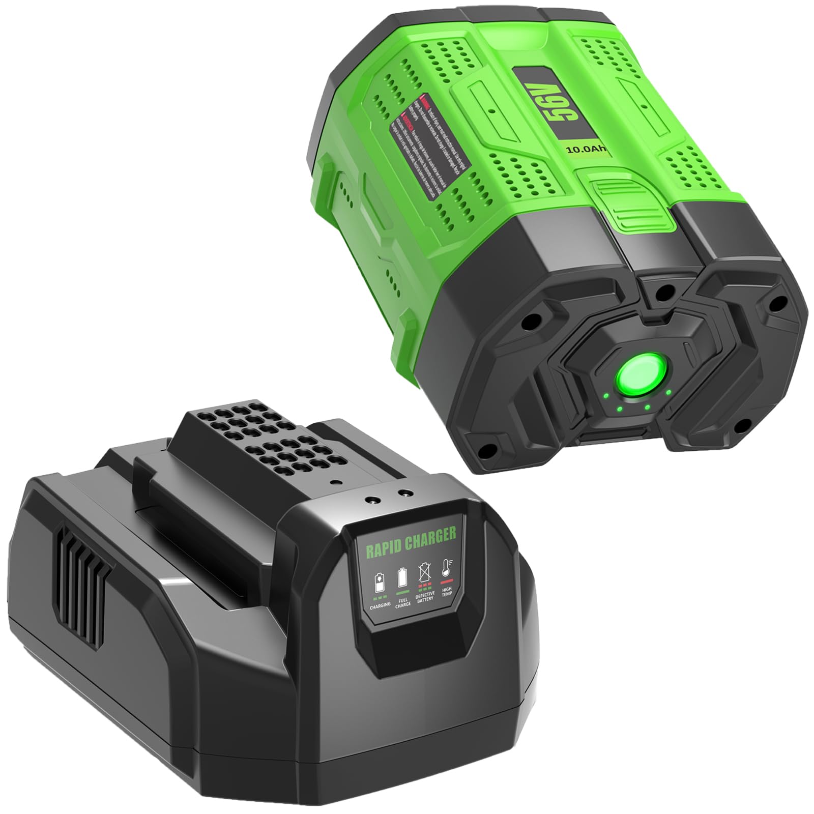 1 Pack Replacement for EGO 56V Battery 10Ah BA5600T and CH2100 Charger