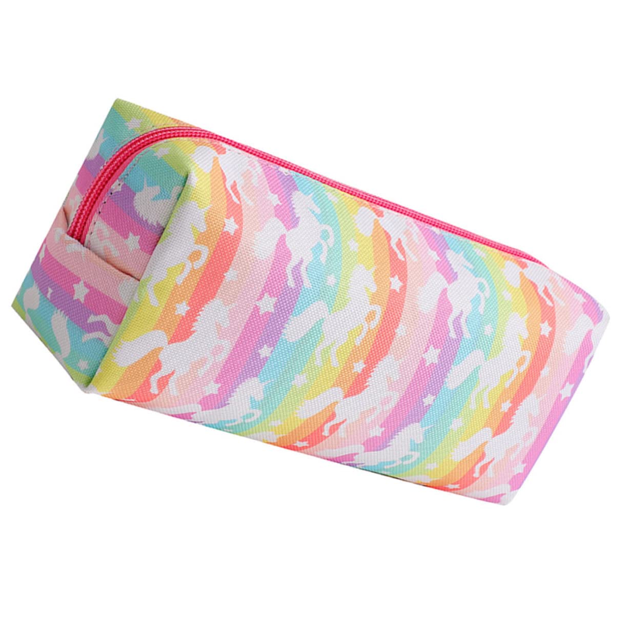 Ciieeo 5piezas Bolsa De Lápices Infantil Diseño De Unicornio Estuche De Cartón Grande y Práctico para Material Escolar y Cosméticos