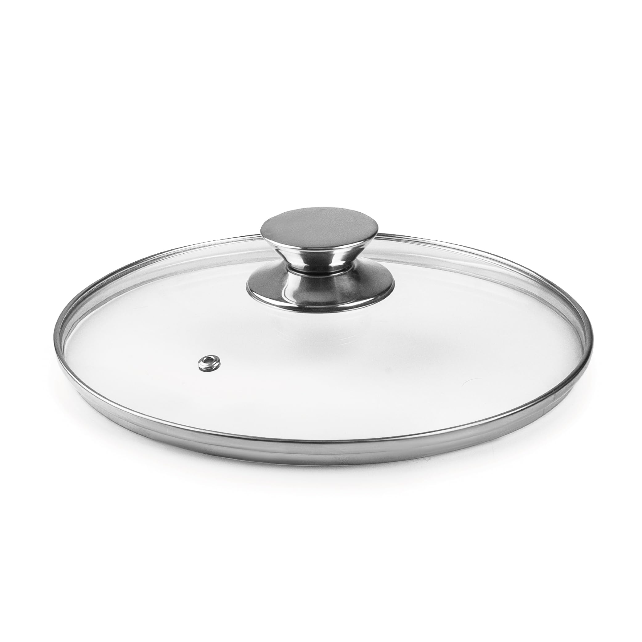 Ibili Transparent - 971626 - Glass Lid With Stainless Steel Knob, 26 Cm