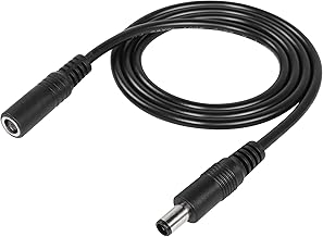 SinLoon 3.3FT câble Adaptateur d'alimentation pour Ordinateur Portable DC 7.4mm x 5.0mm connecteur de Charge Femelle vers mâle câble d'extension d'alimentation pour HP Compaq 6710B (1 M)