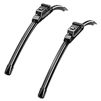 Vista 19 de MIKKUPPA Limpiaparabrisas de 24 + 24 pulgadas, repuesto para Dodge Ram 1500 2500 2002-2008, para todas las estaciones, paquete de 2