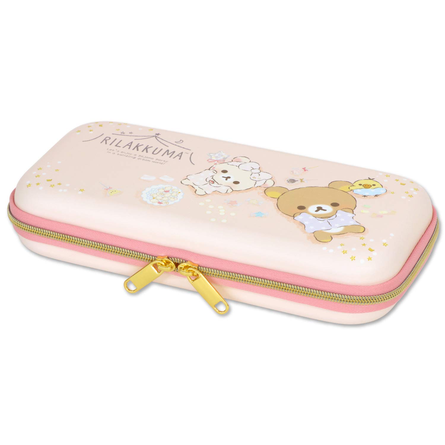 Best Deal Product Nintendo and San-X Official Kawaii Nintendo Switch Lite Hard Case -Rilakkuma Pajamas Party-